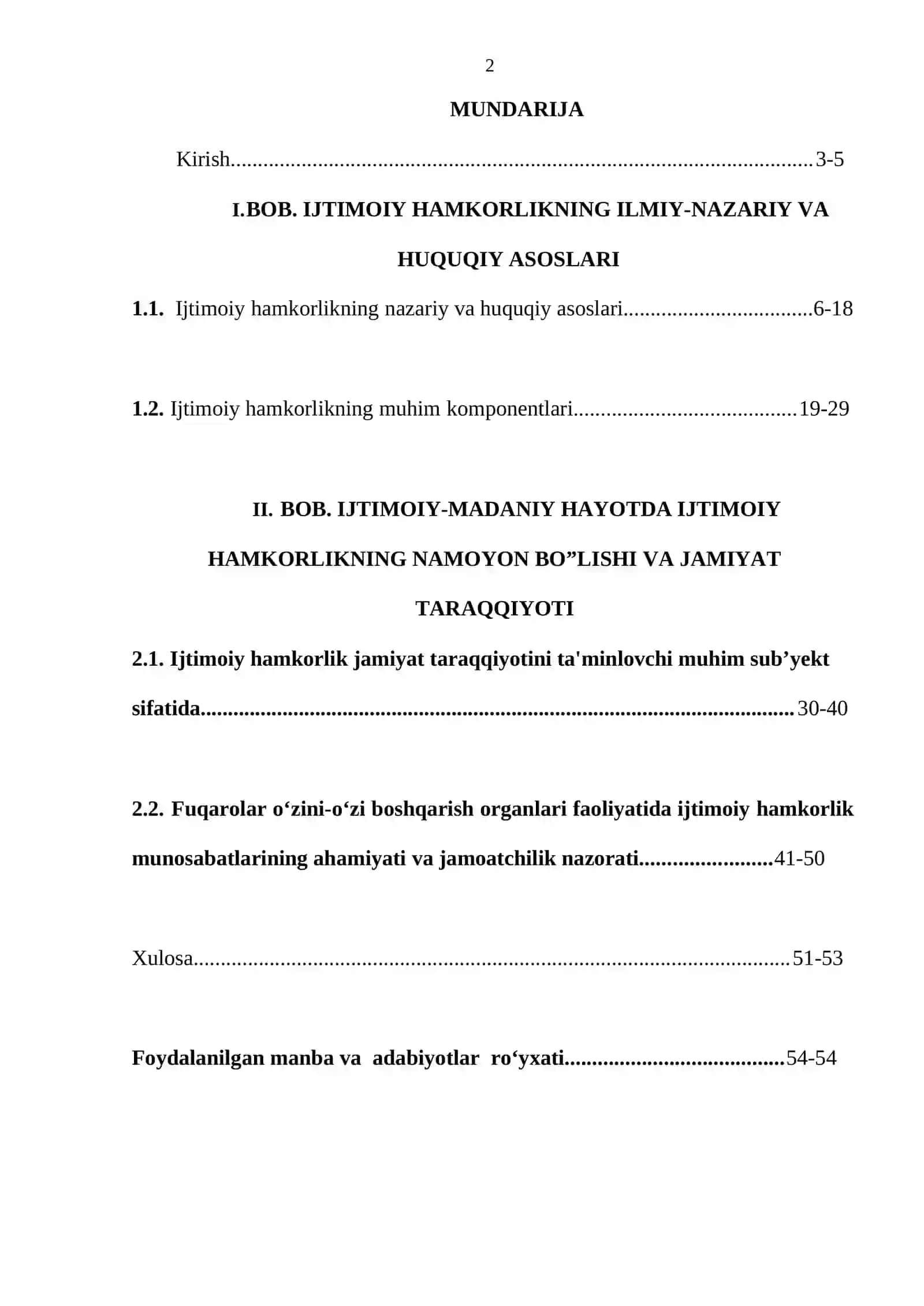 Ijtimoiy-madaniy faoliyatda ijtimoiy hamkorlikning namoyon bo‘lishi va jamiyat taraqqiyotidagi o‘rni 2