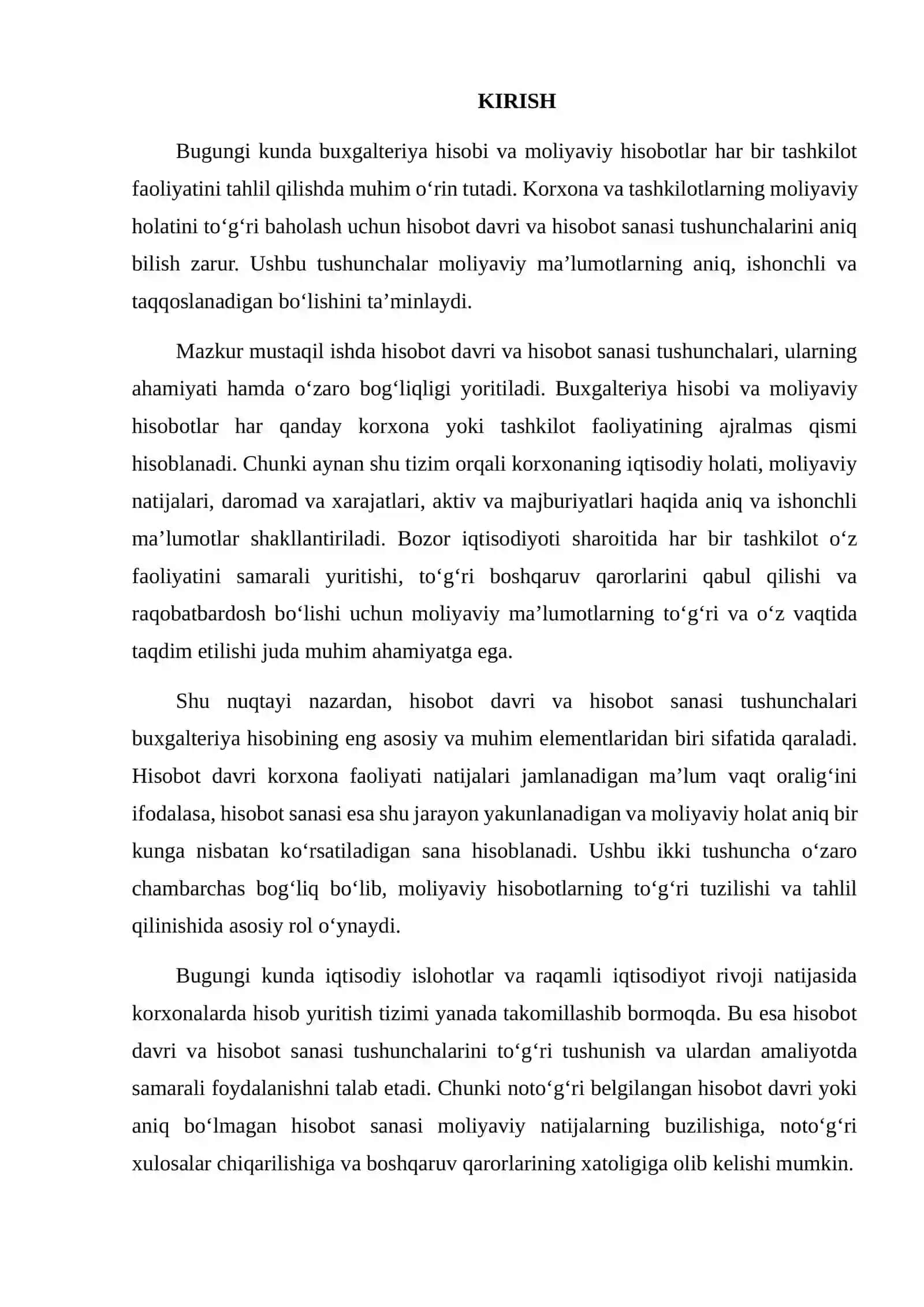 Hisobot Davri va Hisobot Sanasi Tushunchasi 2