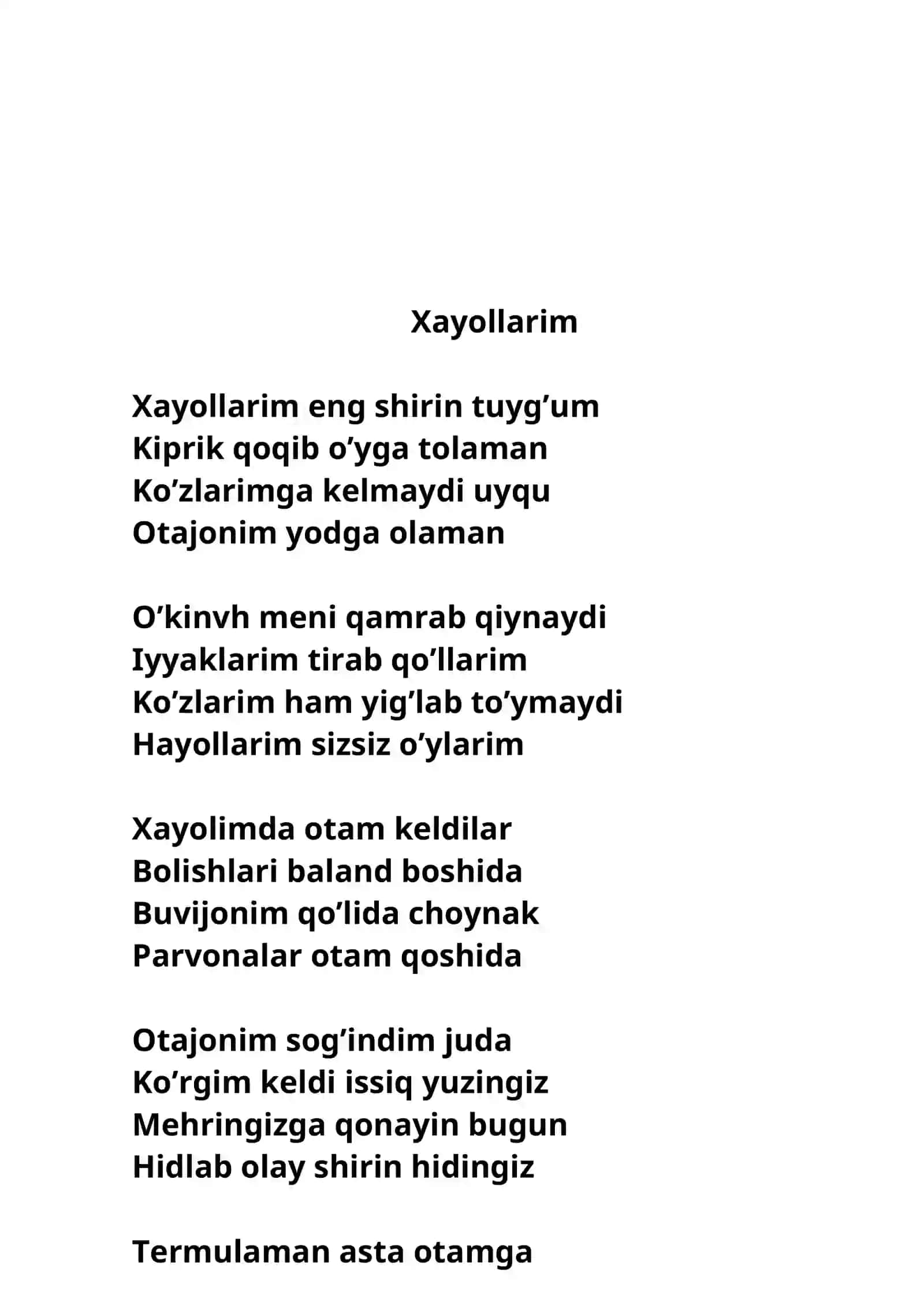 Istiqloling unutma xalqim 2