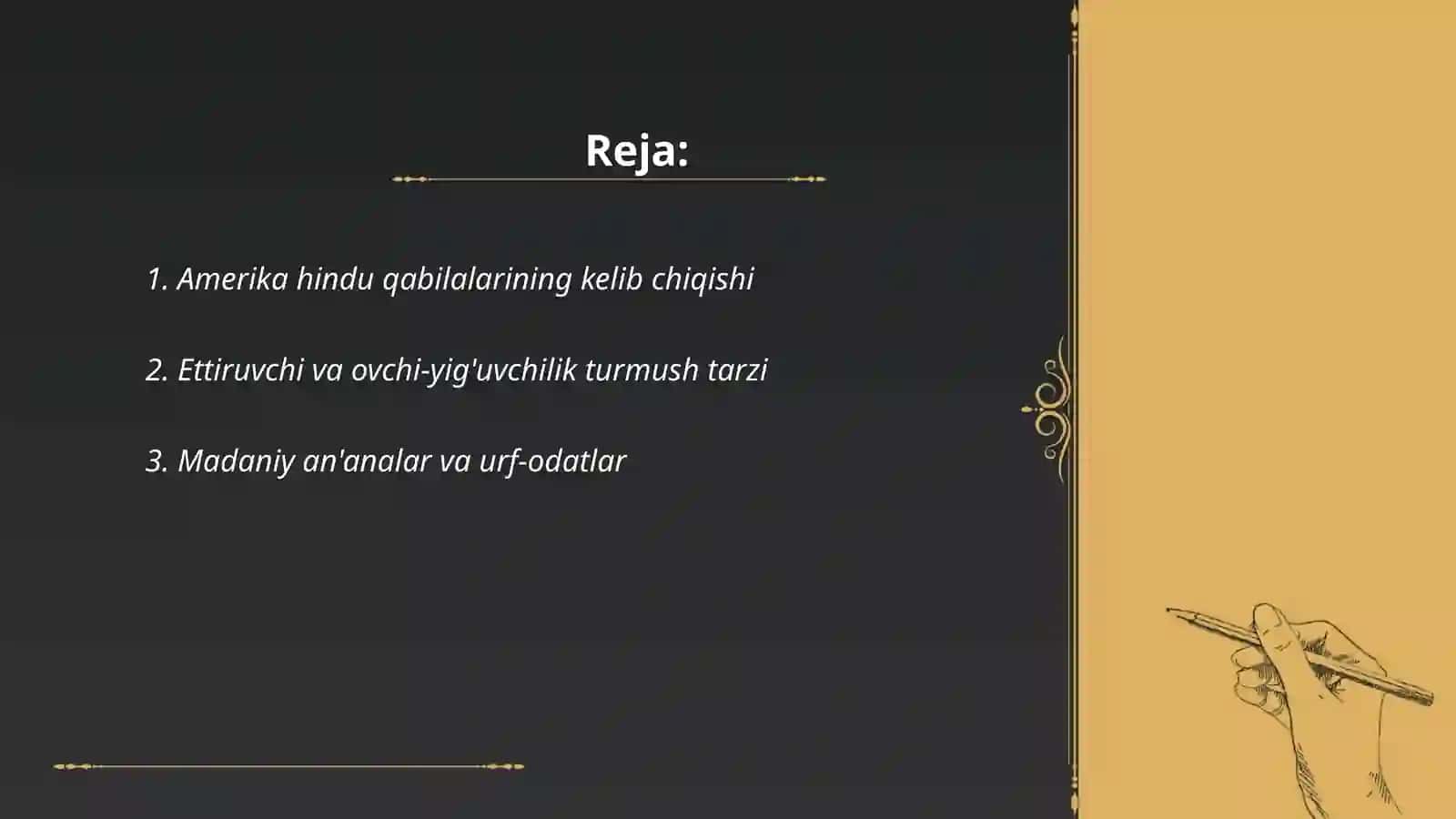 Amerika hindu qabilalarining etnologiyasi 2