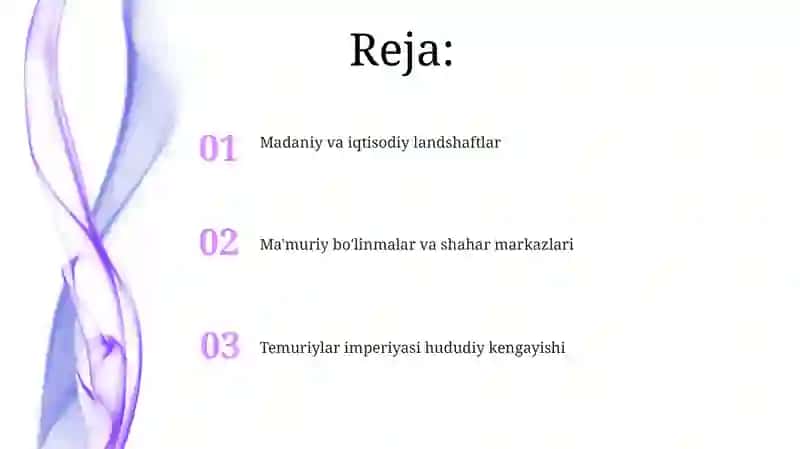 Amir Temur va Temuriylar davri tarixiy geografiyasi 2
