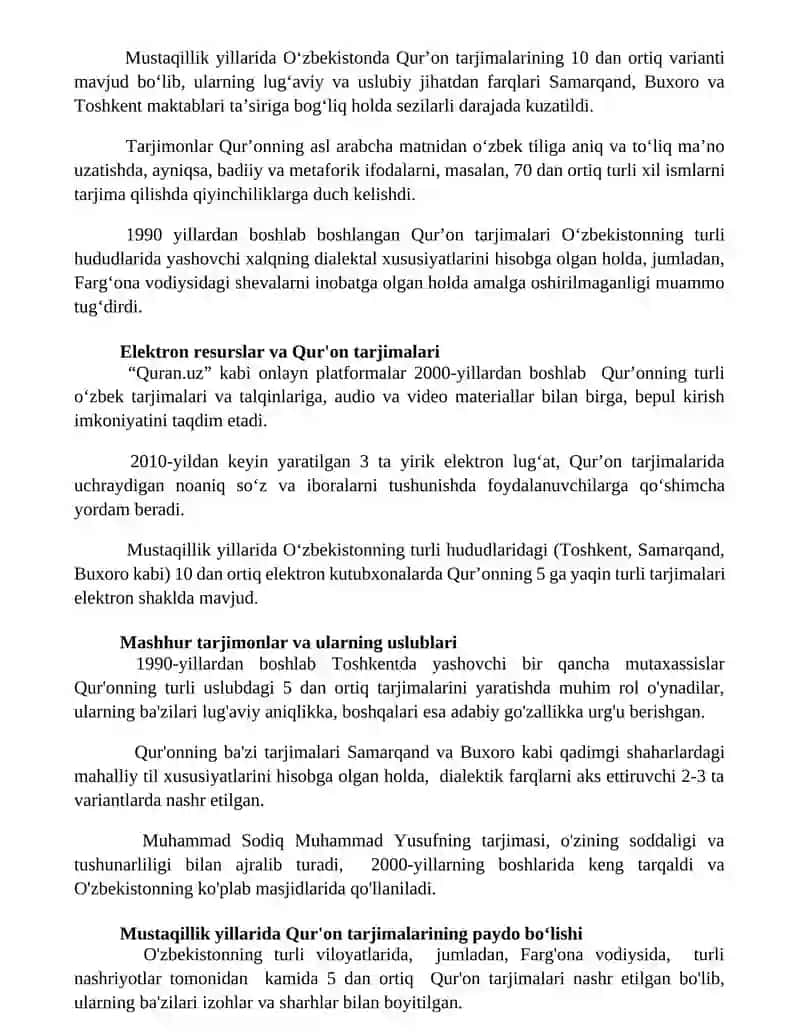 Qur'on tarjimalari 2