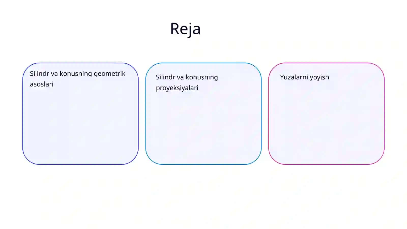 Silindr va konus 2