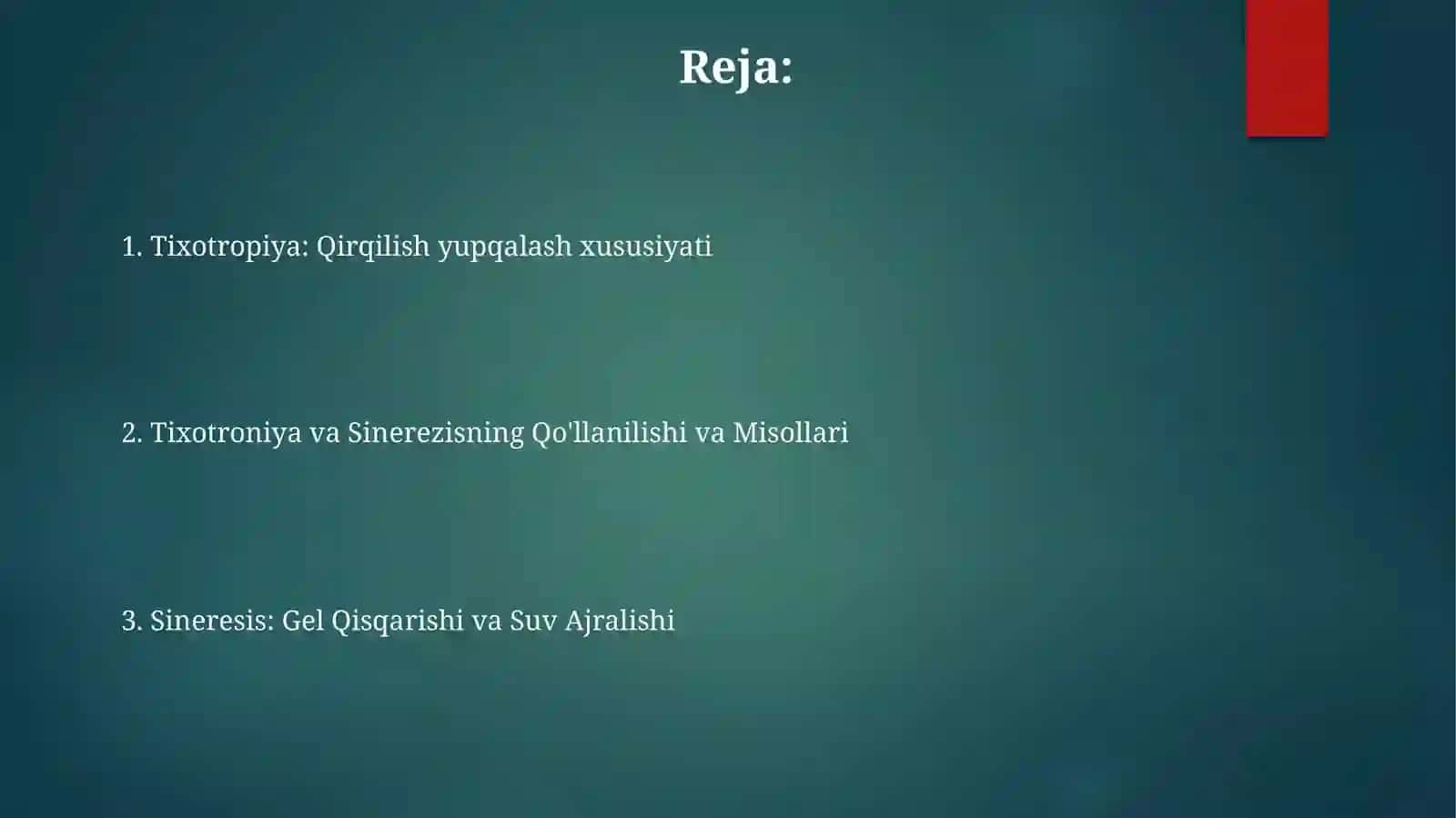 Iviqlarvagellarningtiksotropiyasi.Sinerezis 2