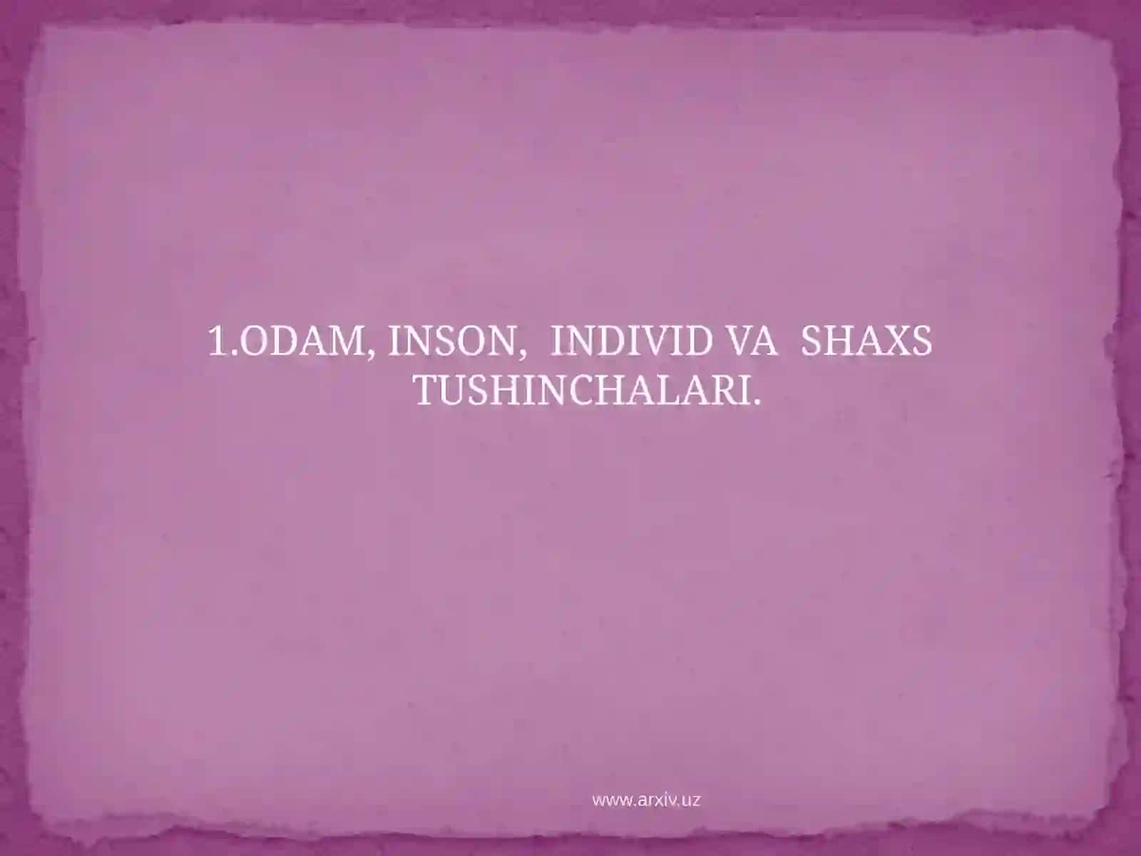 INSON FALSAFASI 2