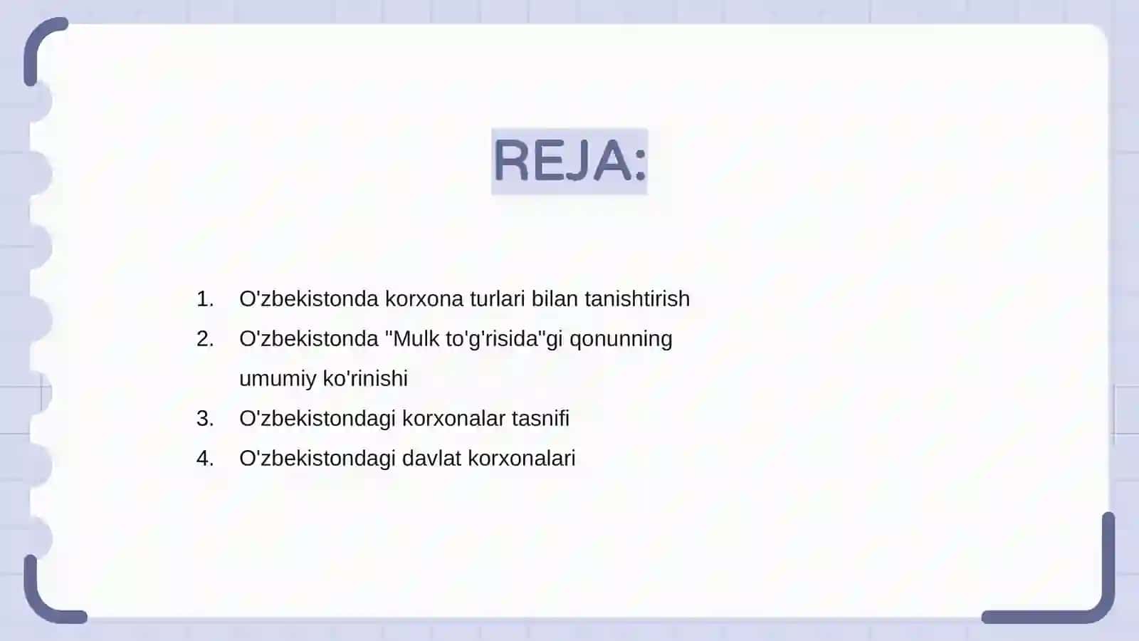 O'zbekistondagi Korxonalar Tasnifi 2
