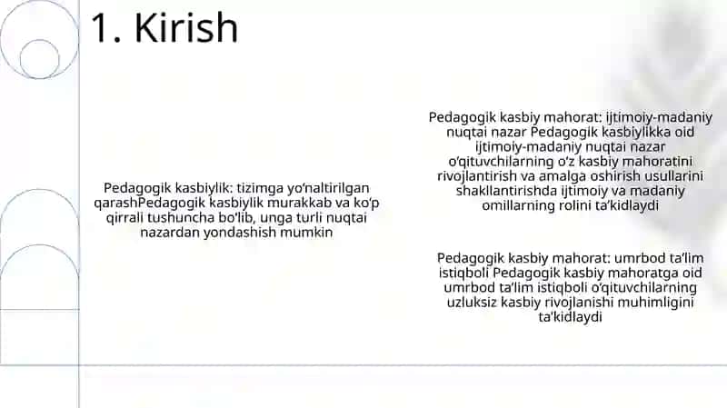 Pedagogik Professionalizmni O‘Rganishga Akmeologik Yondashuv 2