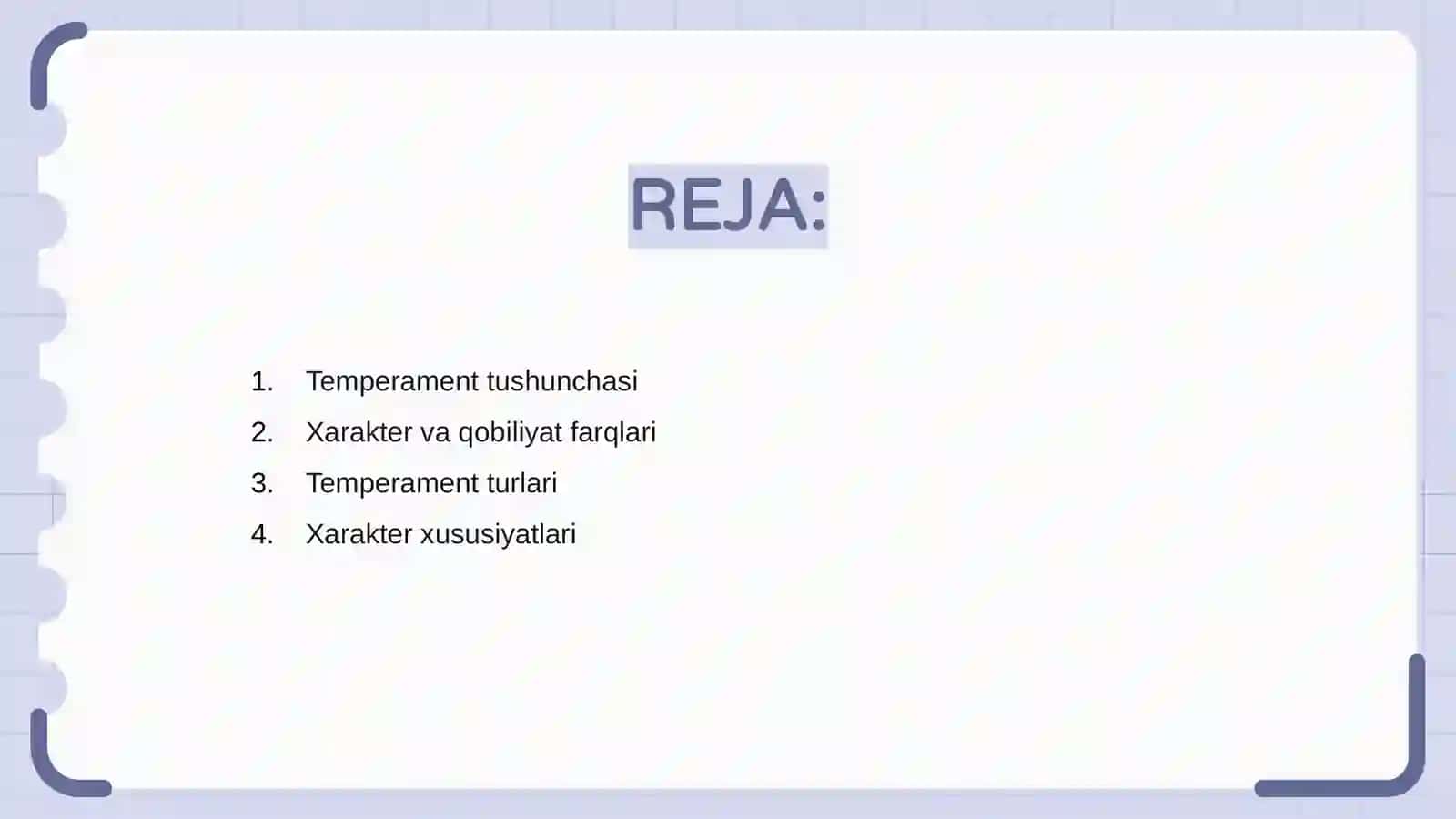 Temperament va xarakter qobiliyati 2
