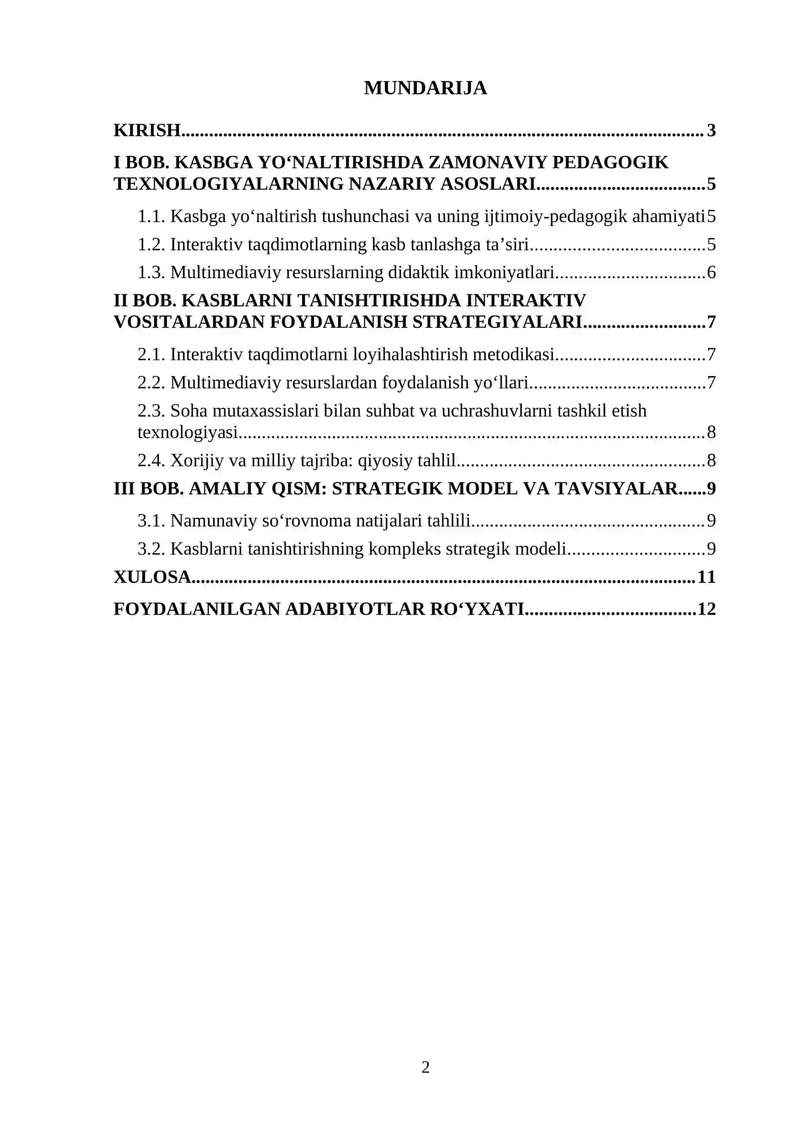 Kasblarni tanishtirishda interaktiv taqdimotlar, multimediaviy resurslar va soha mutaxassislari 2