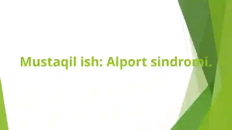 Alportsindromi 2