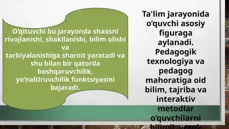Metodlar va uslubiyotlar 2