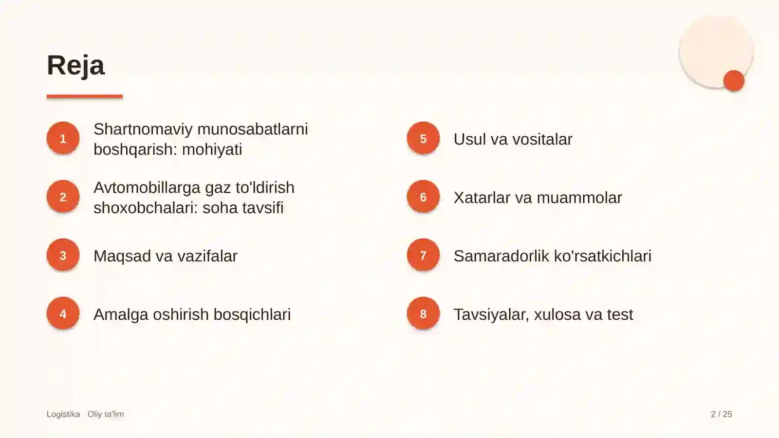 avtomobillarga gaz to'ldirish shoxobchalarida shartnomaviy munosabatlarni boshqarish 4612 2