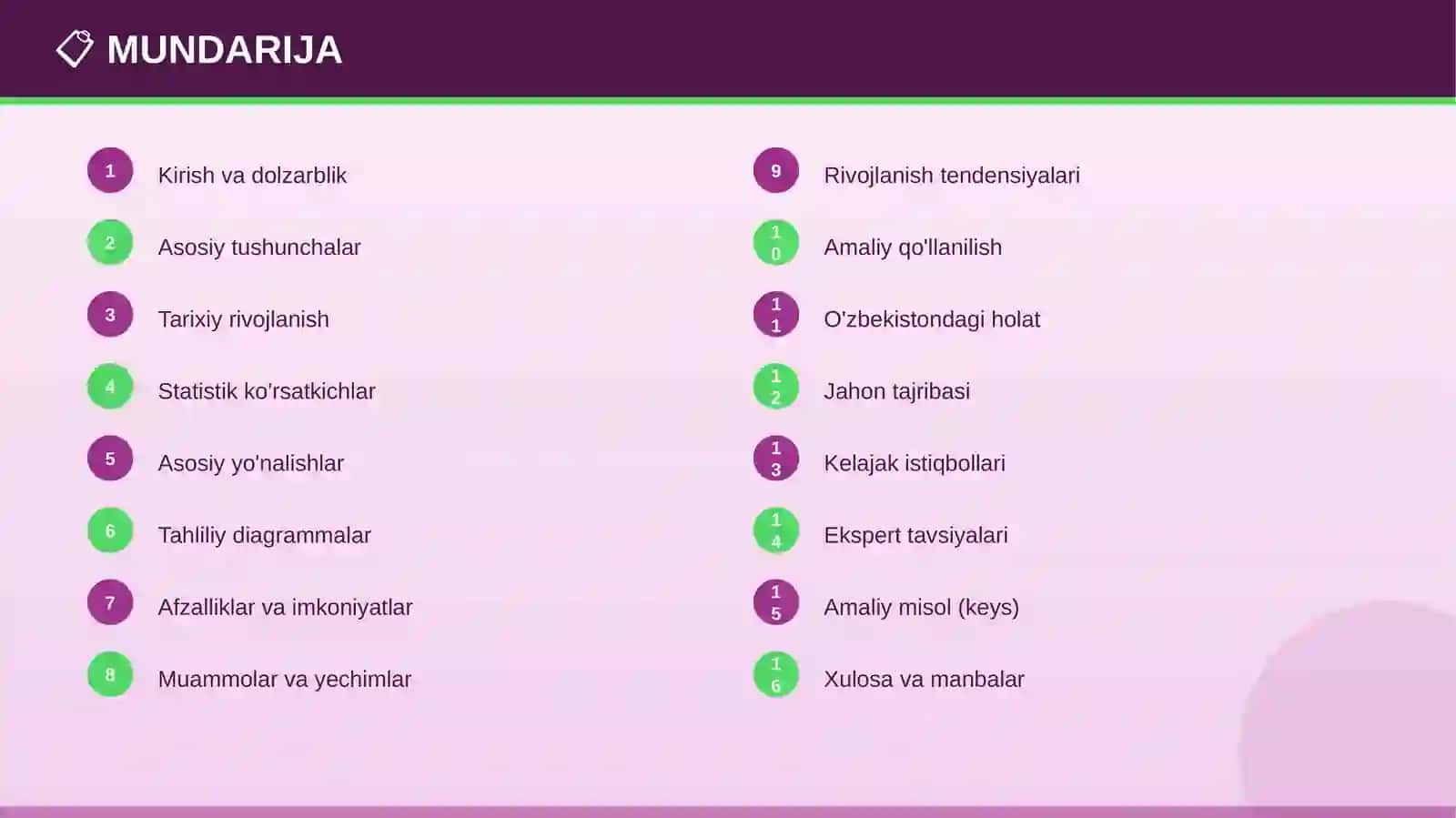 Kimyoviy reaksiyalar: muammolar va yechimlar (O'zbekistonda) 2