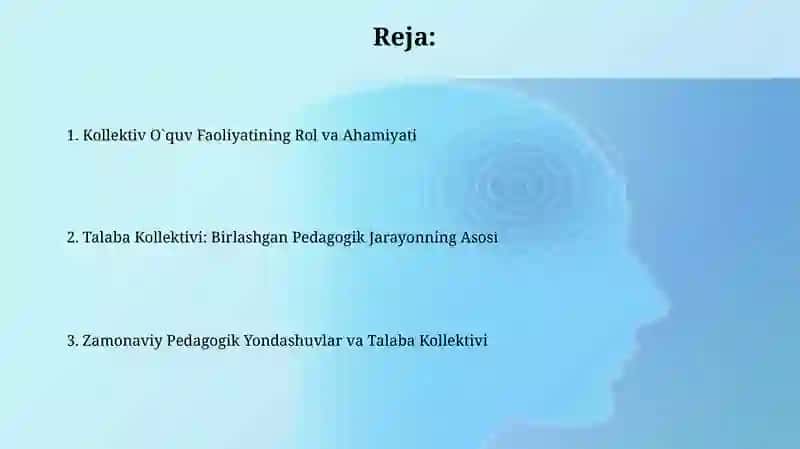 O'quvchilar jamoasi-yagona pedagogik jarayonning asosiy shakli 2
