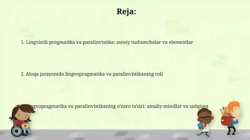 Lingvopragmatika va paralinvistika 2