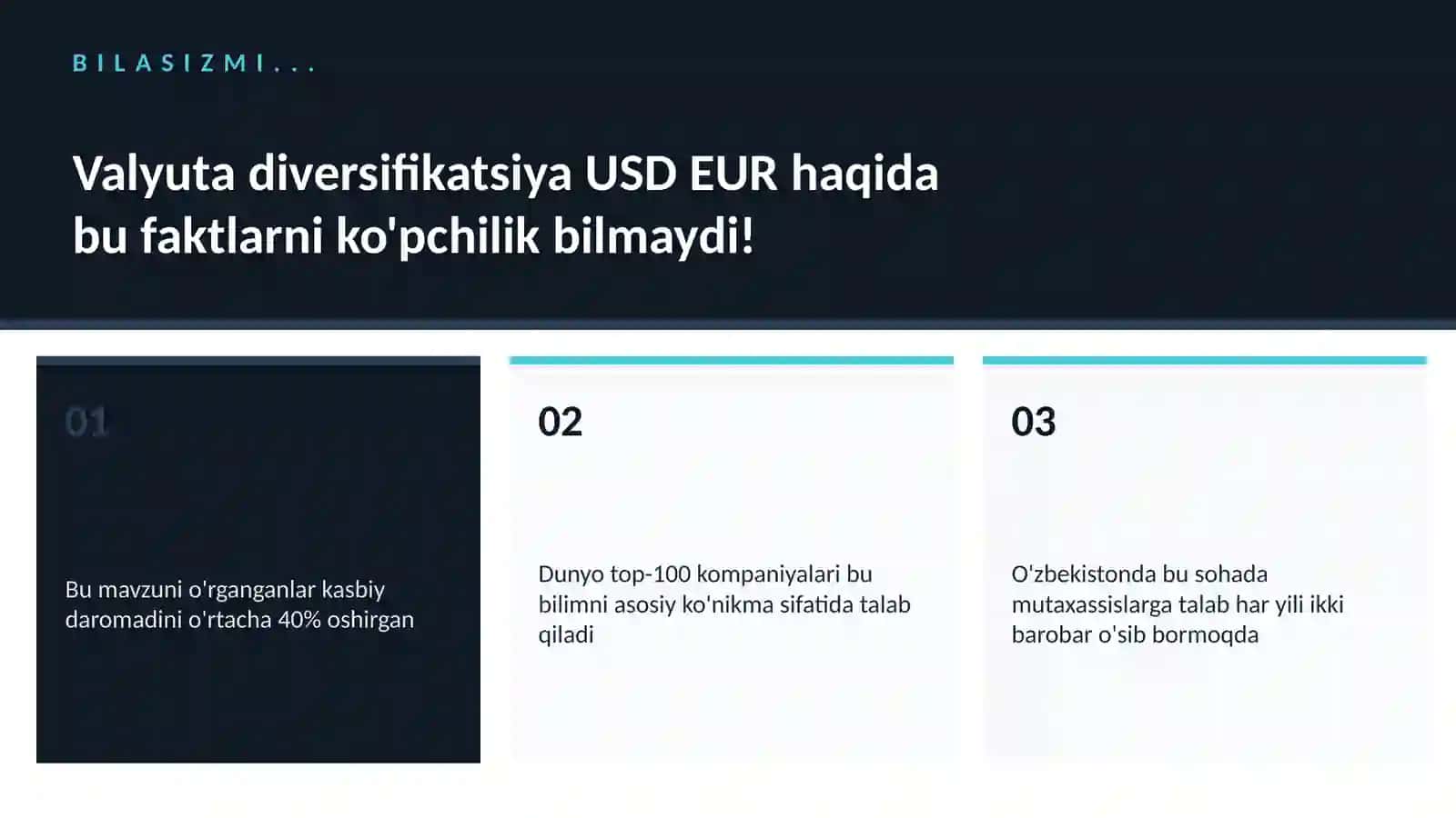 Valyuta diversifikatsiya USD EUR 2