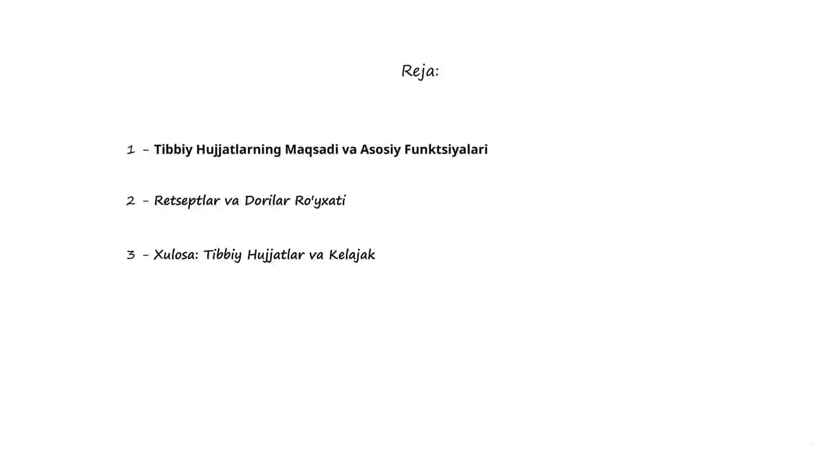 Tibbiy Hujjatlar: Asosiy Turlari va Ahamiyati 2
