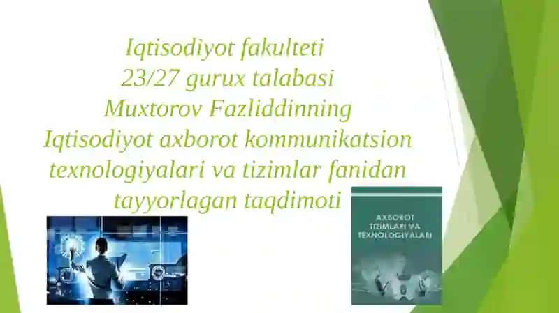 Axborottizimlari 2