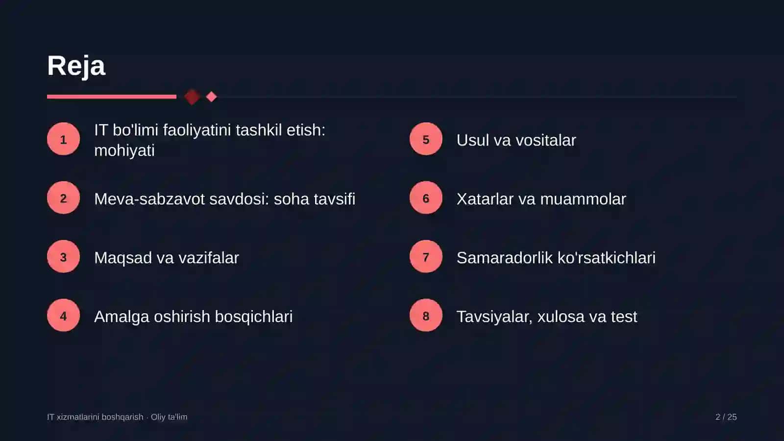meva sabzavot savdosida axborot texnologiyalari bo'limi faoliyatini tashkil etish 3373 2
