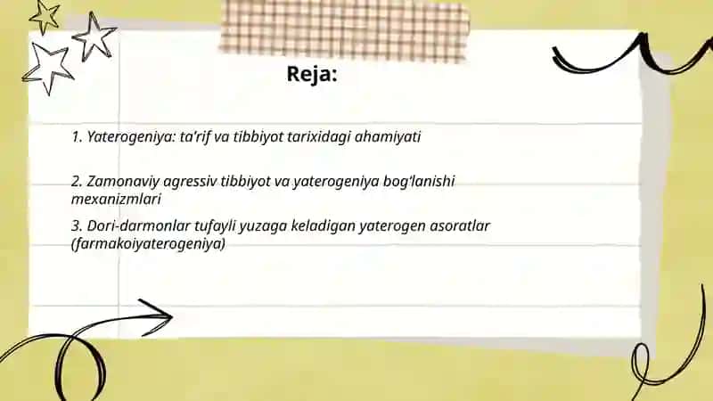 Yaterogeniya ahamiyati,hozirgi zamon agressiv tibbiyot bilan bogʻliqligi. 2