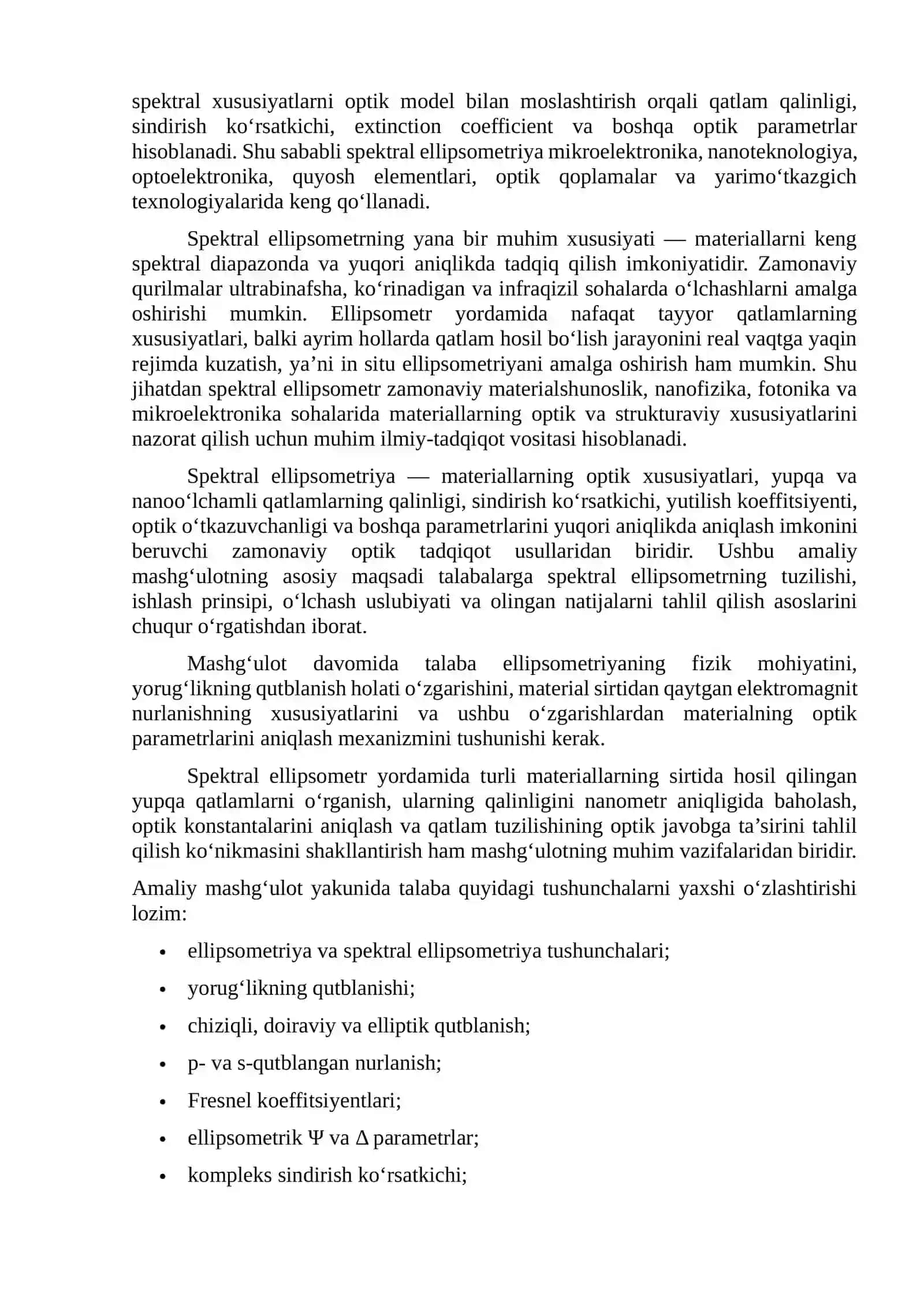 Spektral ellipsometr 2