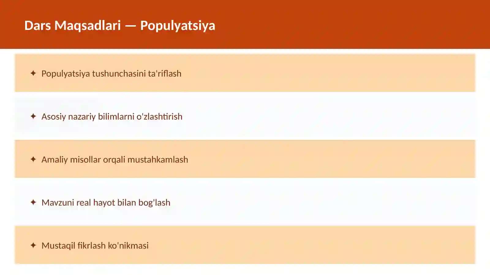 O'qituvchilar va talabalar uchun dars ishlanma 2