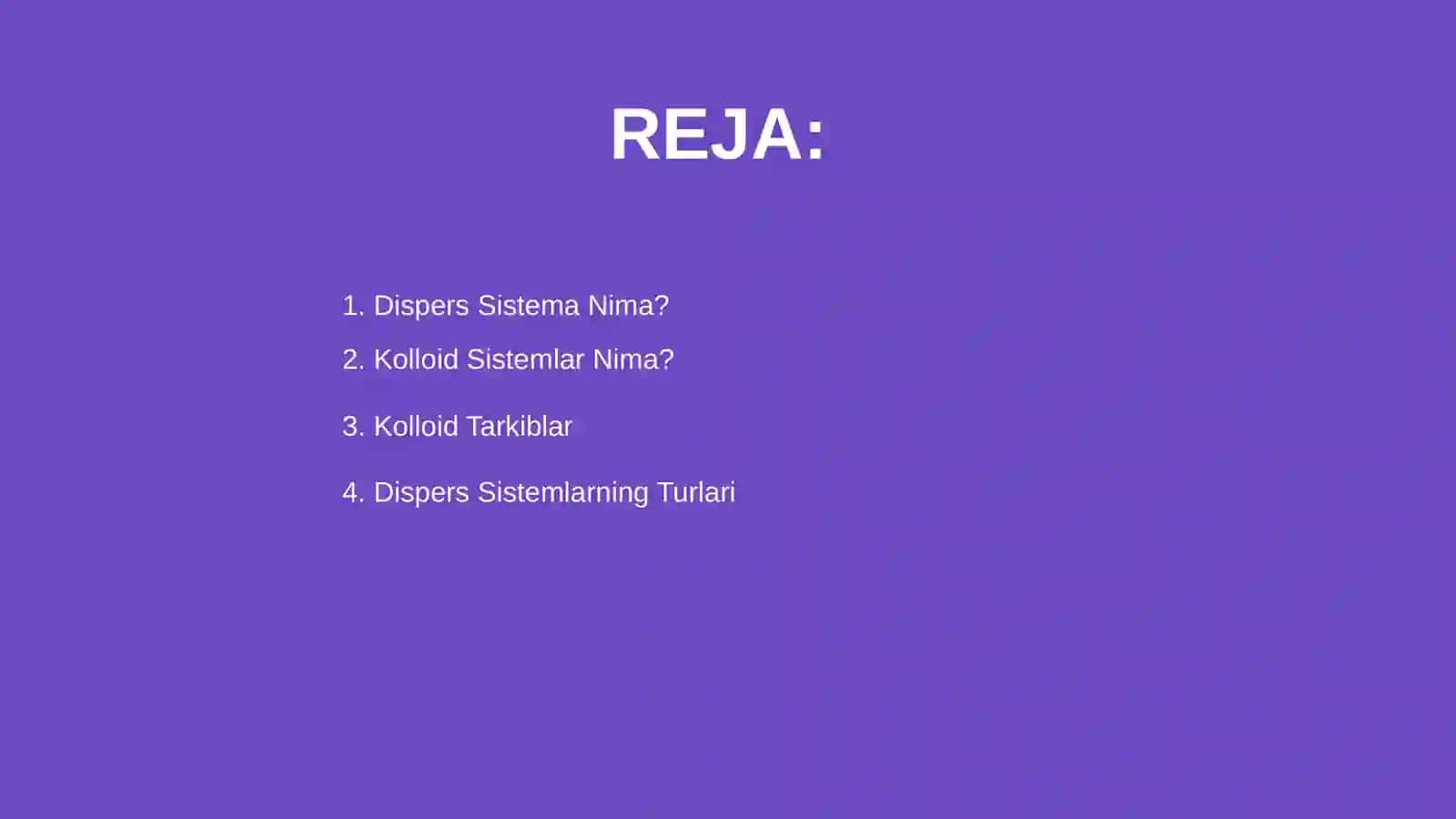 Dispers sistemalar.Kolloid sistemalarning turgunligi 2