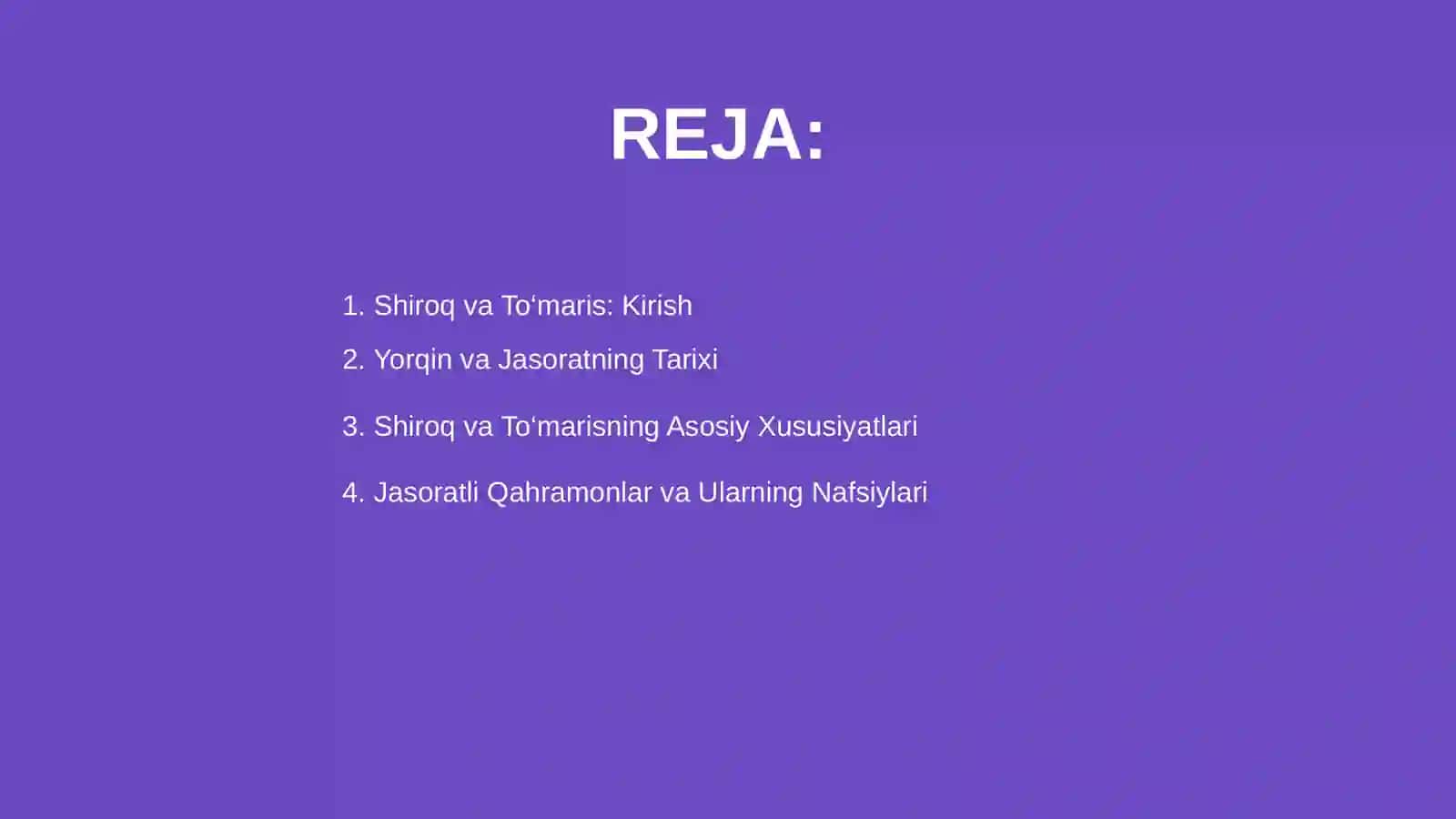 Shiroq va To‘maris jasorati 2