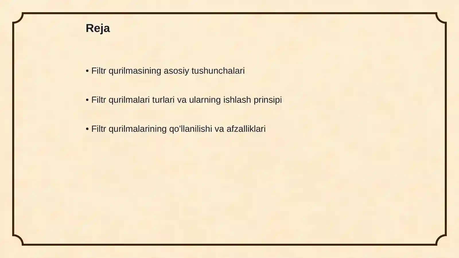 Filtr qurilmasi 2