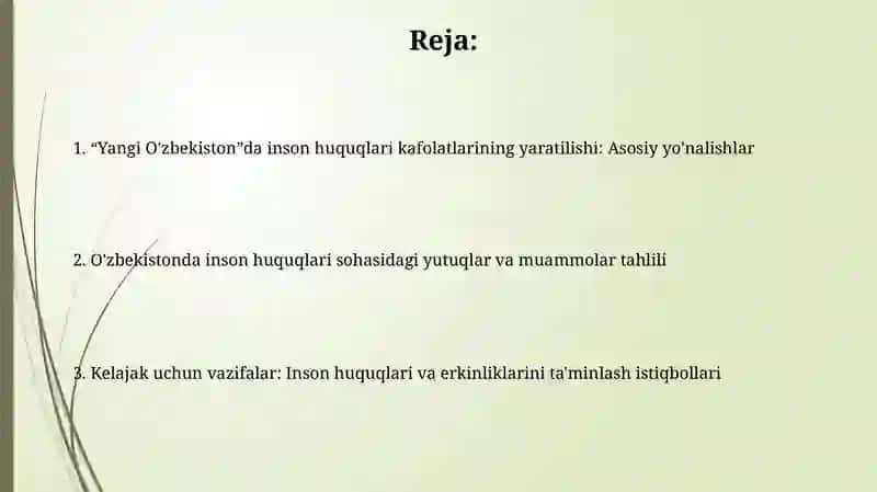Konstitutsiyaviy islohotlar va inson huquqlari 2