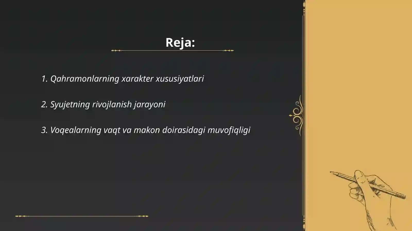 Sa'bai sayyor dostoni hikoyatlarining qiyosiy o'rganish 2