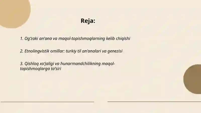 Òzbek xalq maqol va topishmoqlar kelib chiqishi va gneyzeyasi 2