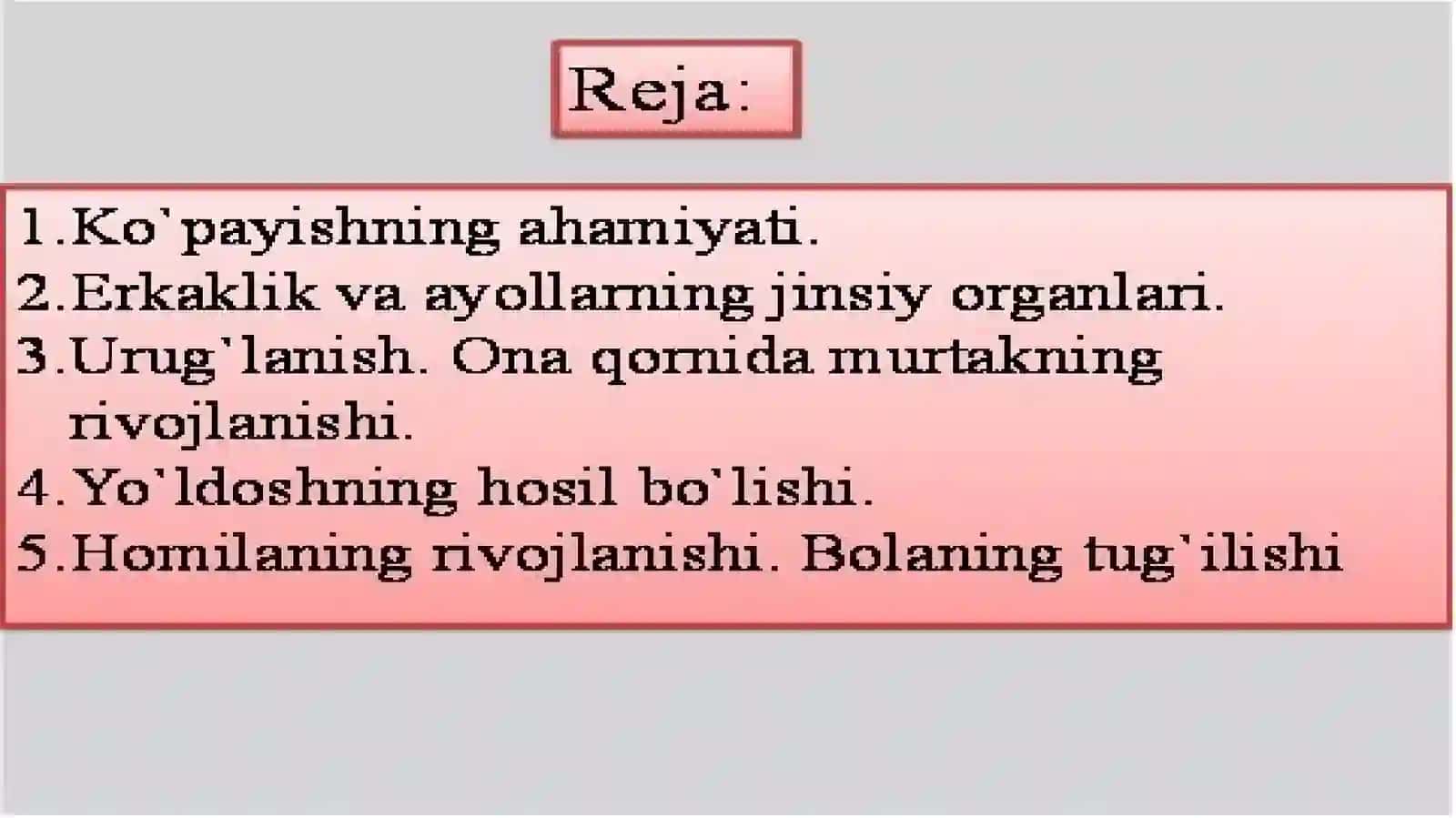 Koʻpayish organlari 2