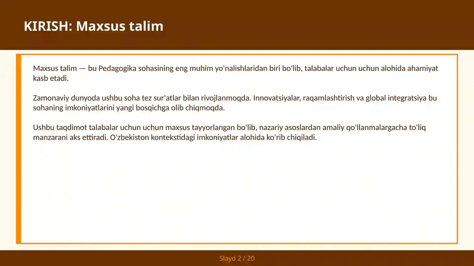 Maxsus talim 2