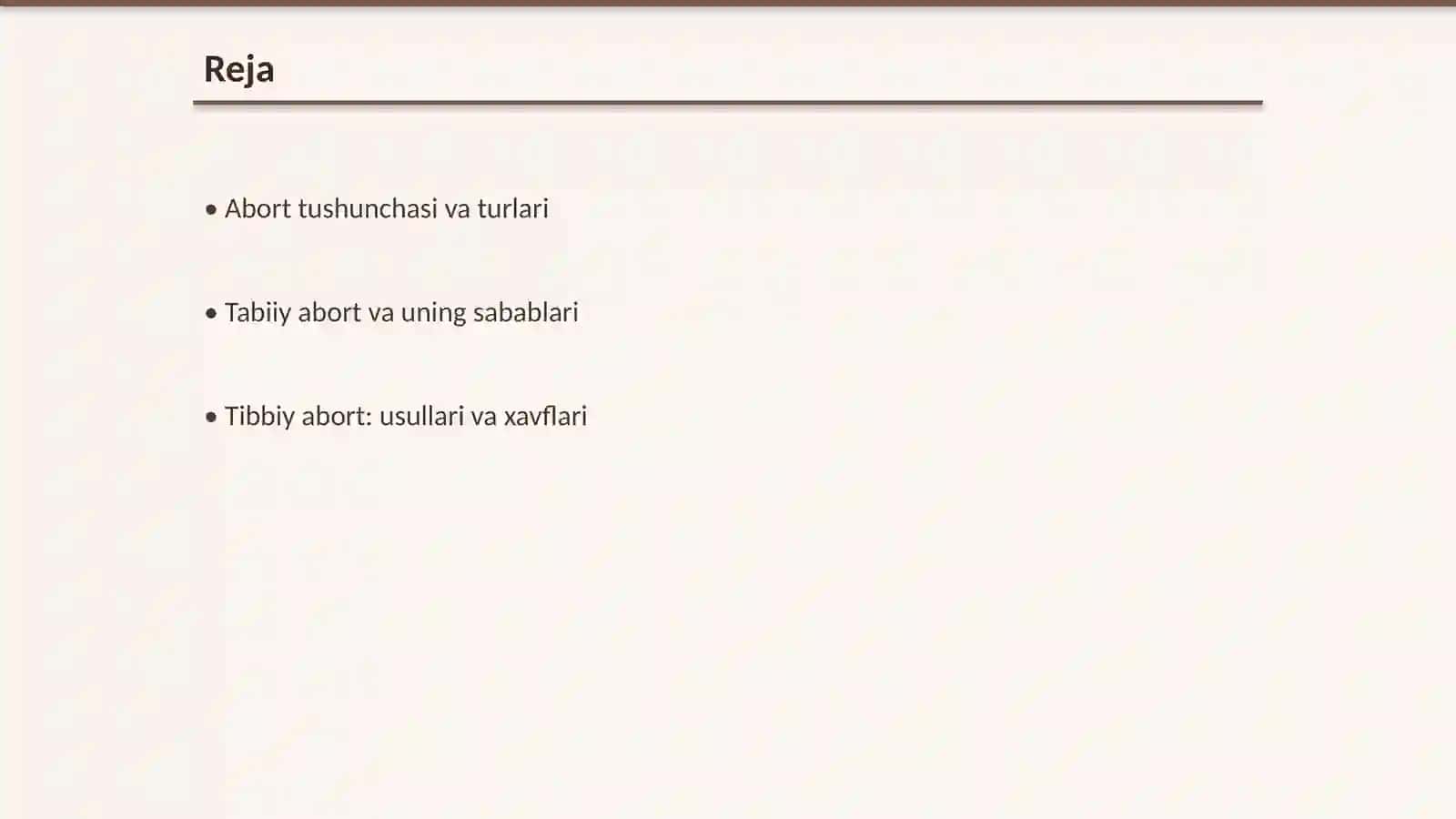 Abort turlari 2