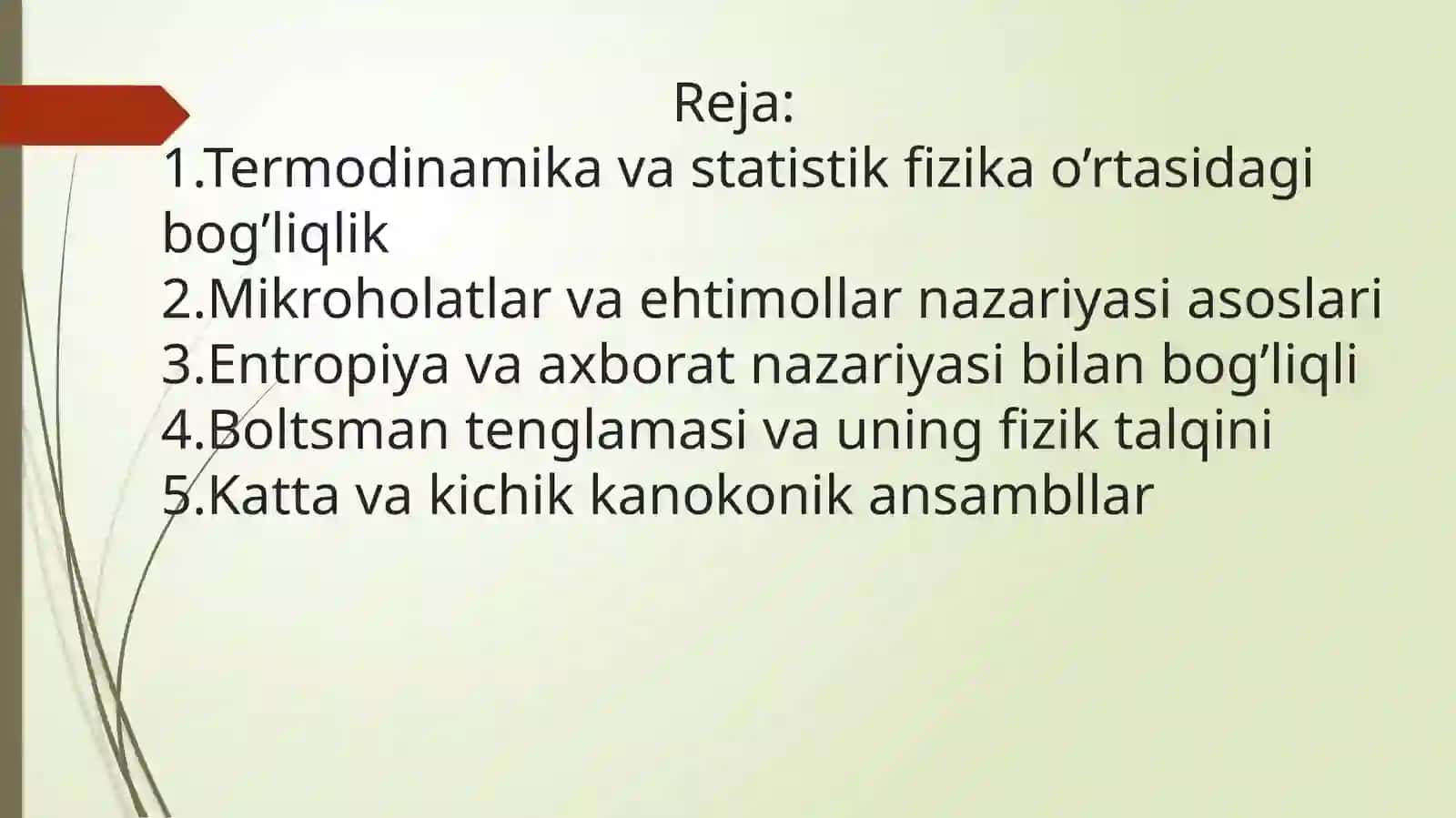 Statistik termodinamika 2