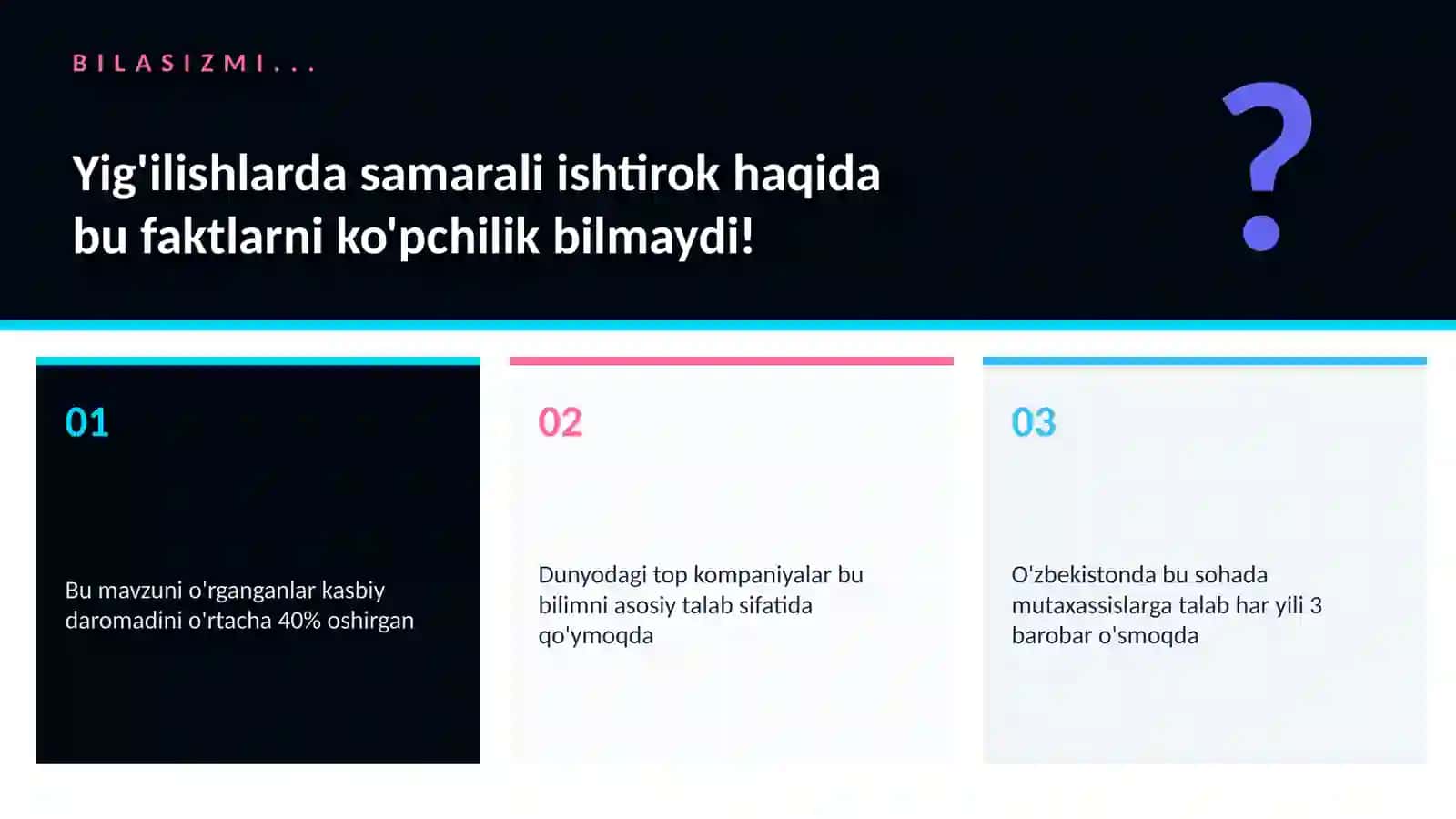 Yig'ilishlarda samarali ishtirok 2