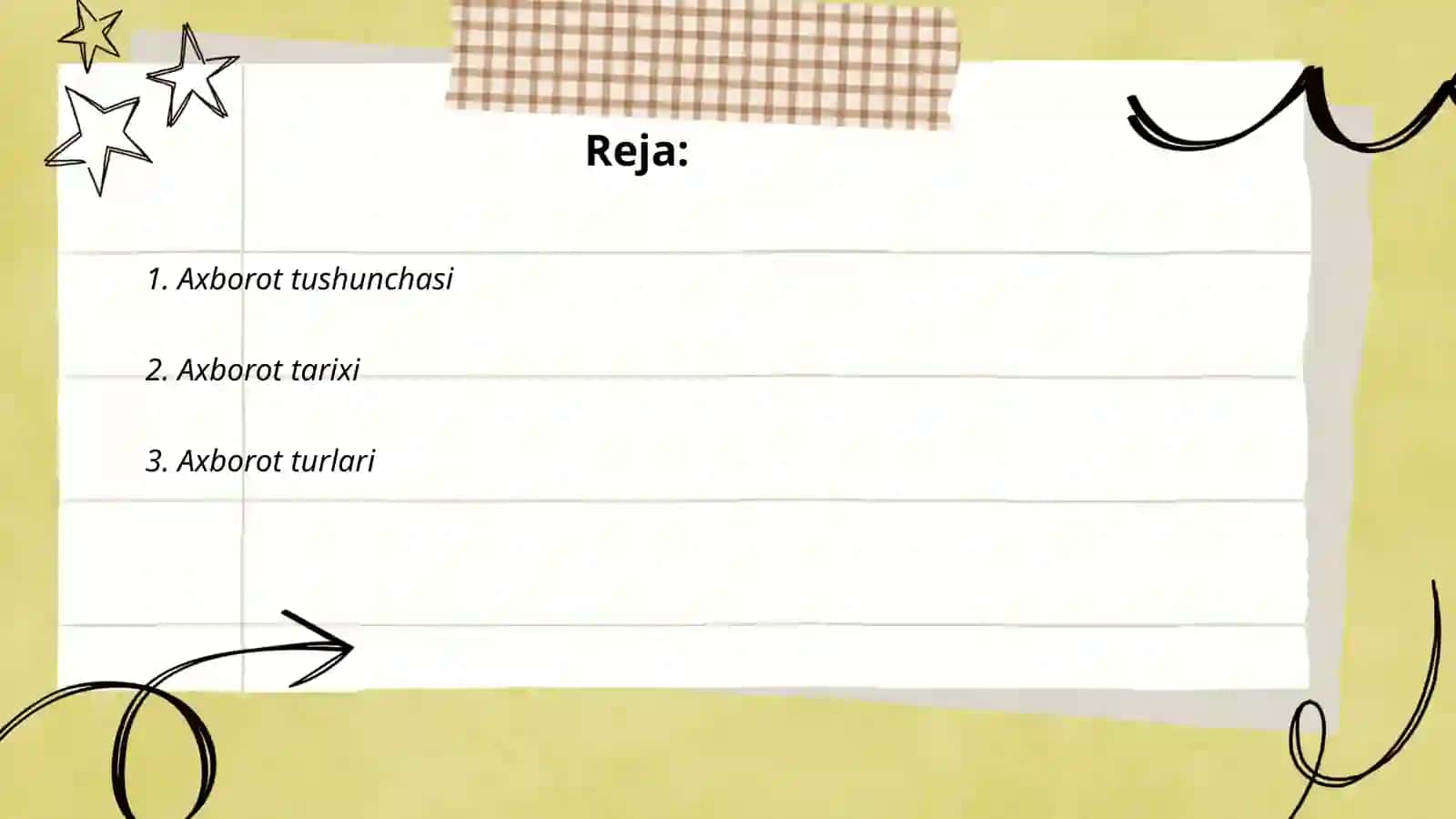 Axborot nima va uning turlari 2