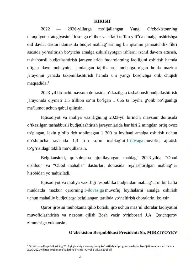 Boshqaruv hisobida byudjetlashtirish va xarajatlarni nazorat qilish 2