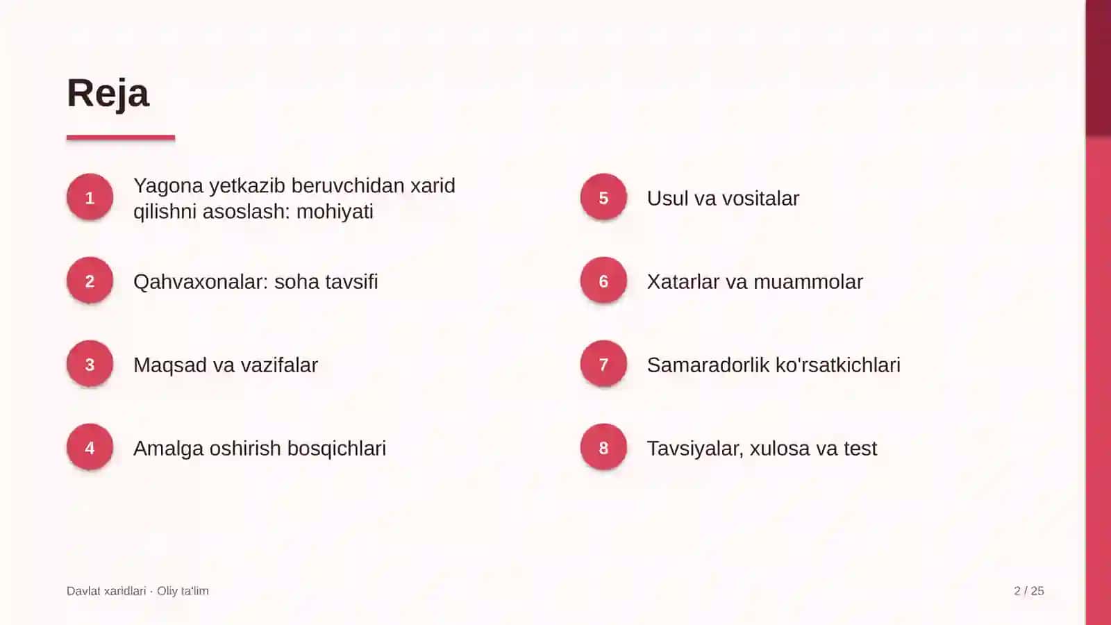qahvaxonalarda yagona yetkazib beruvchidan xarid qilishni asoslash 9436 2