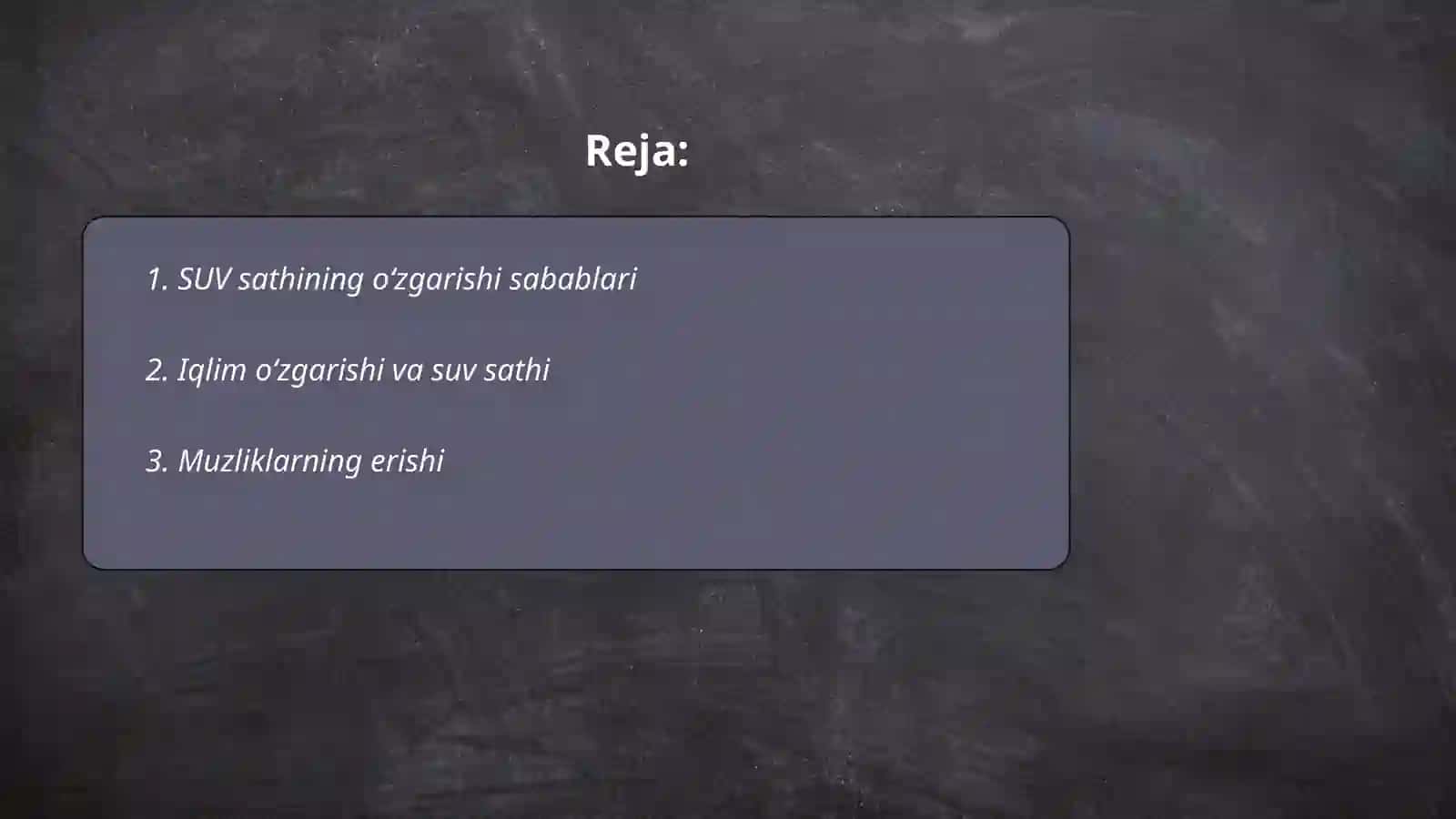 SUV sathining koʻtarilib tushish energiyasi 2