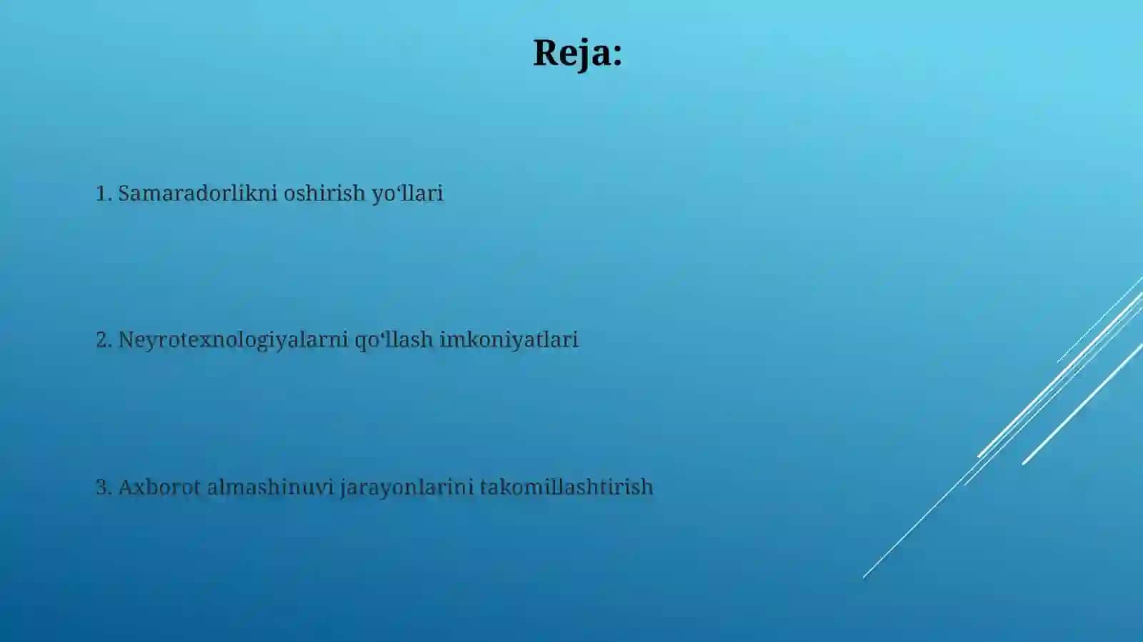 Neyron texnologiyalari 2