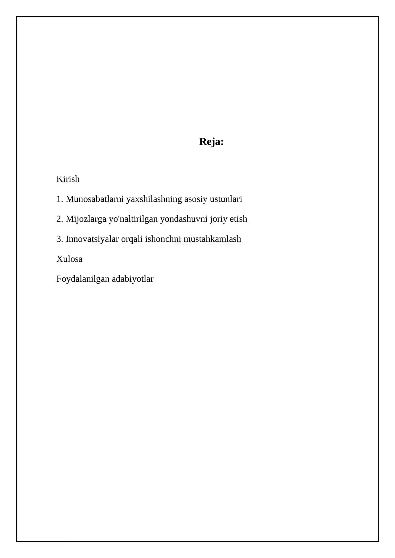 Sug'urtalovchi va Sug'urtalanuvchi Munosabatni Takomillashtirish 2