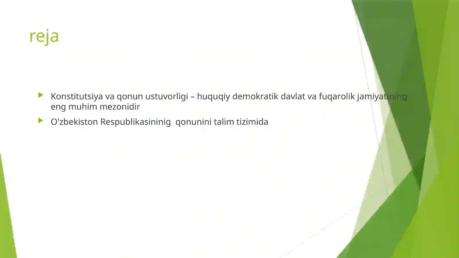 O'zbekiston Respublikasininig qonunini o'rganish tahlil qilish 2