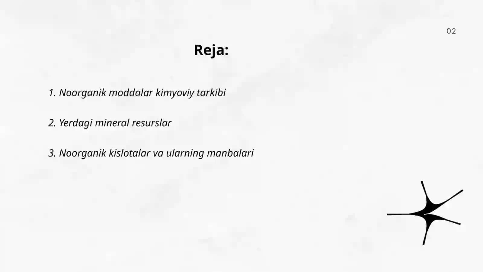 Noorganik moddalarining tabiiy manbalari 2