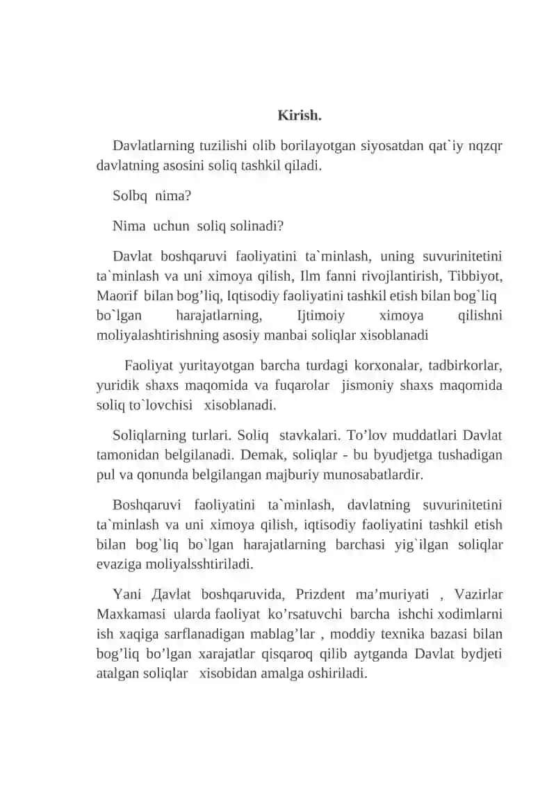 SOLIQLARNING IQTISODIY MOHIYATI VA HUSUSIYATLARI 2