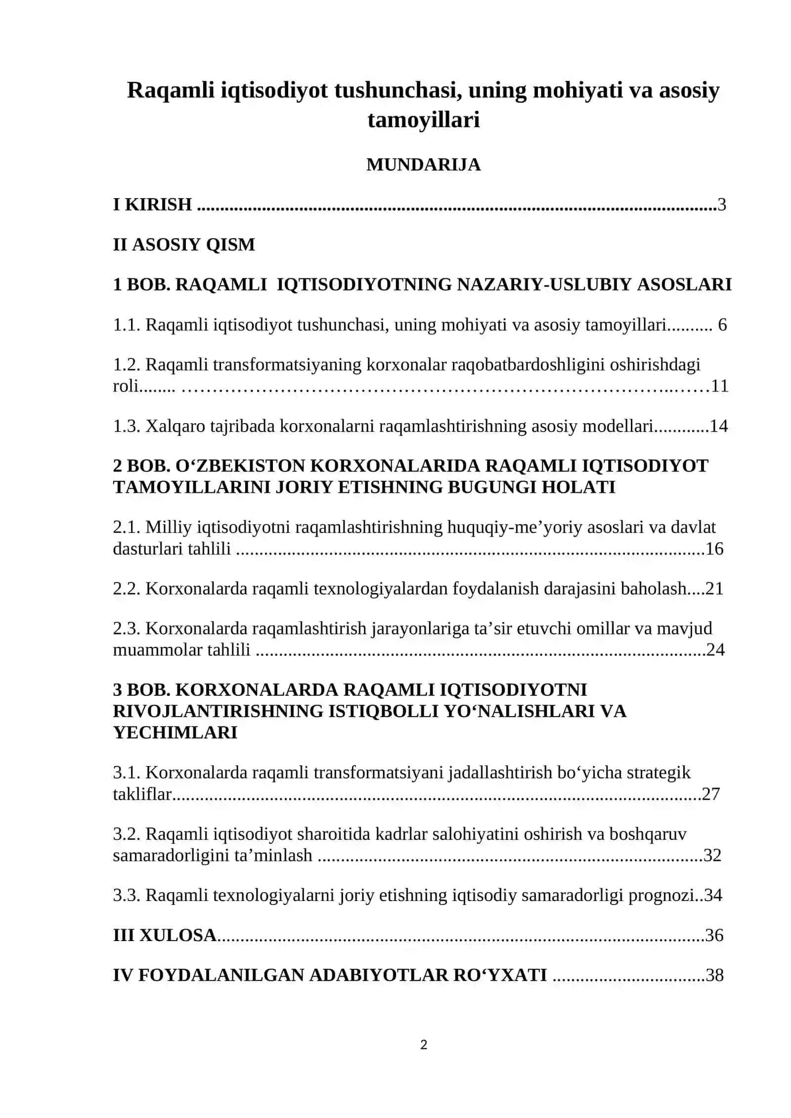 Raqamli iqtisodiyot tushunchasi, uning mohiyati va asosiy tamoyillari 2