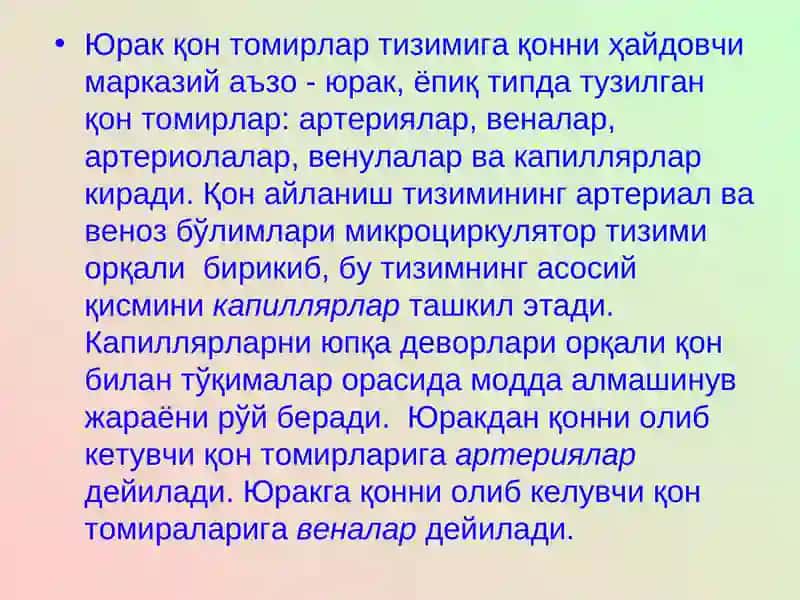 Қon tizimi 2