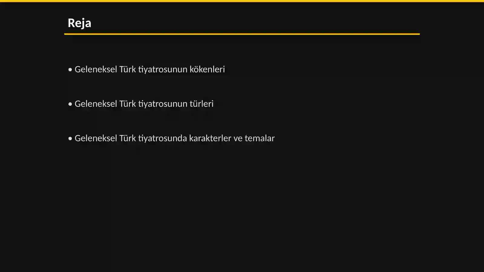 Geleneksel Türk tiyatrosu 2