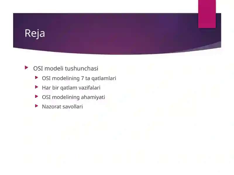 OSI modeli qatlamlari 2